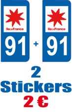 2-STICKERS-PLAQUE-AUTO-IMMATRI