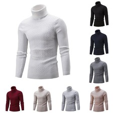 Pull col roulé homme neuf