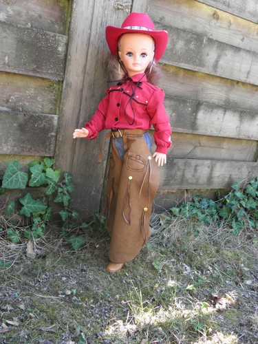 Tenue cow girl pour poupée - cow,