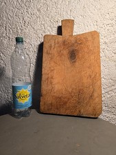 Planche à Pain ancienne 43 cm Bois à Découper Billot Boucher Art Populaire