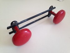 Belle  Patère / porte manteaux rouge 2 têtes An 50 60 70  vintage 