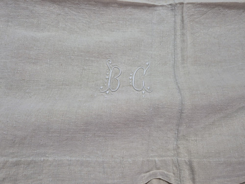 Drap ancien lin couture - ancien,