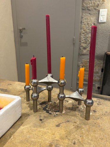 Lot bougeoirs modulables - 3,