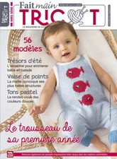 FAIT MAIN TRICOT 25 H LAYETTE LE TROUSSEAU DE SA PREMIERE ANNEE 56 MODELES 