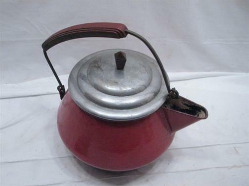 Vintage red art deco - vintage,