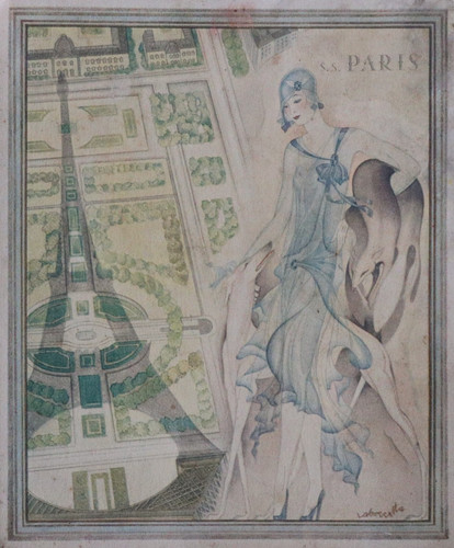 Paquebot paris 1930 cie - ss,