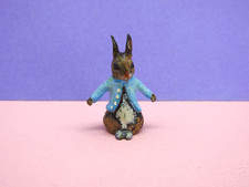 Fritz Bermann Wein C1950 Vienne Miniature Froid Peint Bronze Peter Rabbit