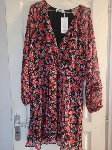 Robe fleurie noire - fleurie,