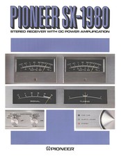 Prospectus Pioneer SX-1980