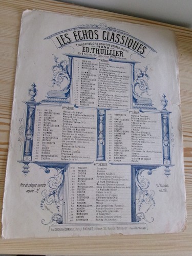 Partition les echos - les,