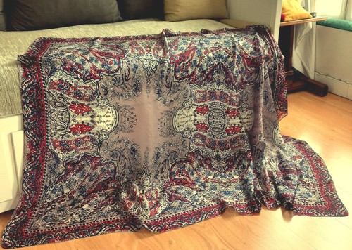 Grand foulard soie fine - -soie, fine-