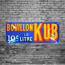 Plaque émaillée KUB bouillon