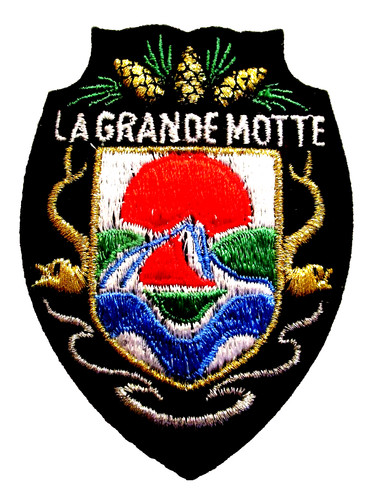 Ecusson grande motte - la, ♣