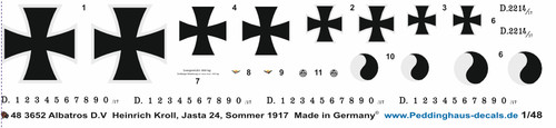 Peddinghaus décals 3652 - décals,