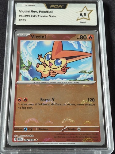 Carte pokémon victini - victini, blk