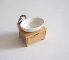 Playmobil MODERN HOUSE - brown cabinet with sink bathroom 5330