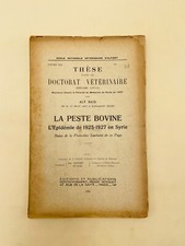 La Peste Bovine, l'épidémie