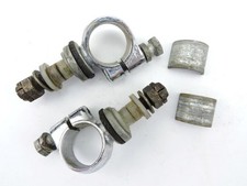 Chrome Handlebar P Mount Clamps Triumph 650 750 Bonneville T120R T140 T150V 217