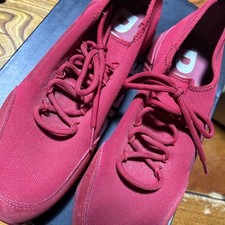 Diesel Men 9.0US Red Sneakers Luxury Casual Durable Sleek Italian Footwear Used