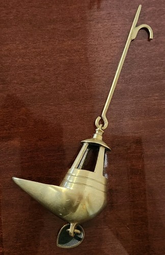 Ancienne lampe huile - lampe, à