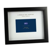 Cadre photo RSPCA Un chien de sauvetage adopté cette famille boîte noire