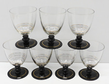 -7 VERRES ART DECO VERRE