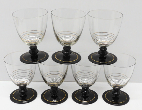 Verres art deco verre - -7,