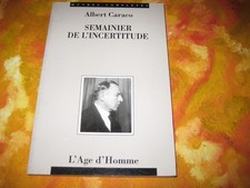 Albert CARACO: semainier de