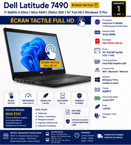 Dell latitude 7490 - latitude,