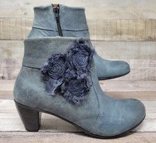 Brako Anatomic Bootie Blue Rose Leather Women's 40 / 9 Made in Spain