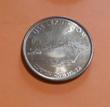 USS Lexington collectors token Corpus Christi Texas USA coin 1942 medallion