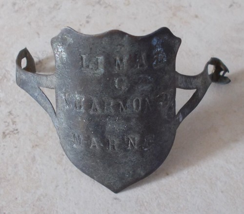 Ancienne plaque vélo