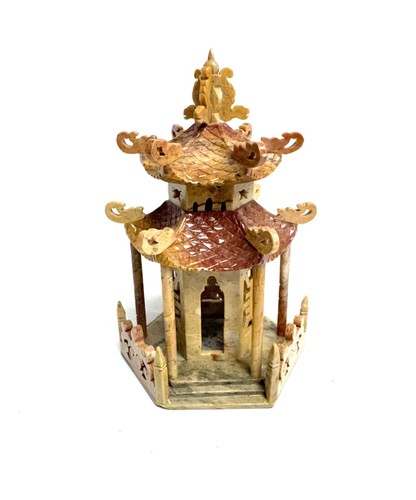 Chine pagode pierre dure - -,