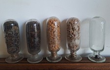 5 Ancien bocaaux, flacons en