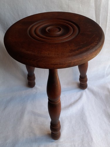 Tabouret tripode vintage - tripode, de
