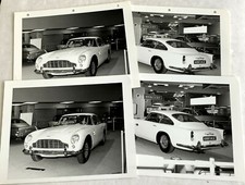 4- 1963 ASTON MARTIN DB 5 VANTAGE  BLACK & WHITE PHOTOS
