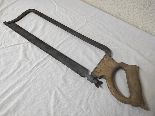Ancienne scie boucher - ancienne,
