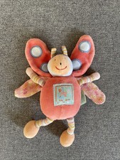Peluche coccinelle Zéphir et Zoé rose et bleu MOULIN ROTY