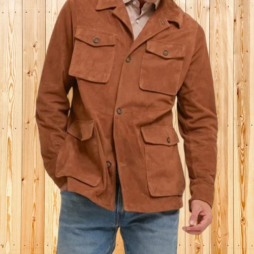 Veste militaire en cuir - veste,