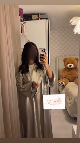 Abaya pièces fluide avec - 2,