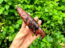Unique Design Mahogany Obsidian Athame Obsidian Knife Handmade Knives 5-6 Inch