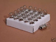 LOT OF 25 6.3V - 1W SCREW BULBS FOR DIAL LIGHTING