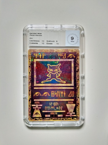 Carte pokémon gradée mew - carte,