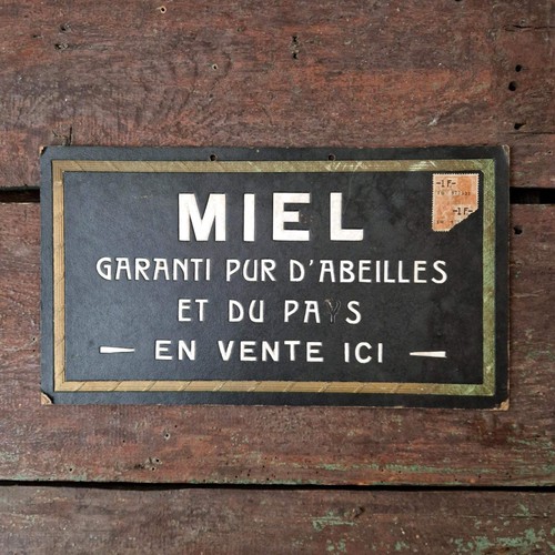 Ancien carton miel - miel,