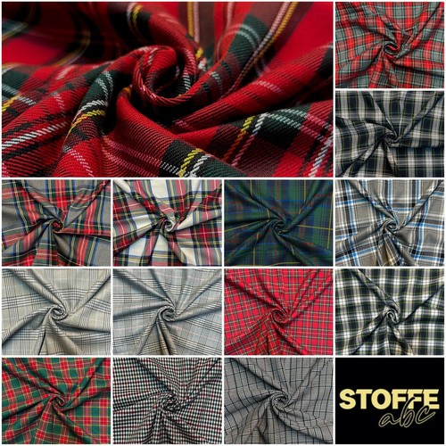 Tissu tartan élastique - en,