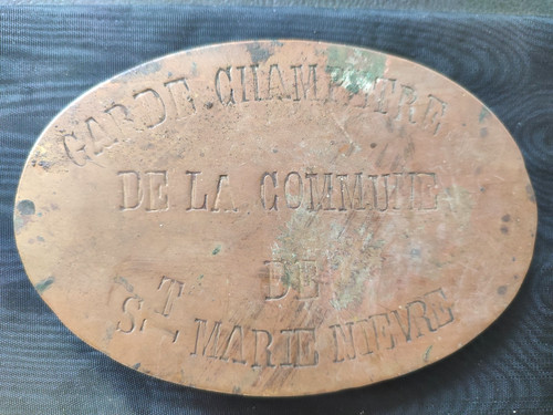 Plaque métier vénerie - métier,
