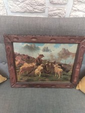 ancien tableau huile sur