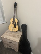 Unbranded Vintage Classical Folk Acoustic Guitar