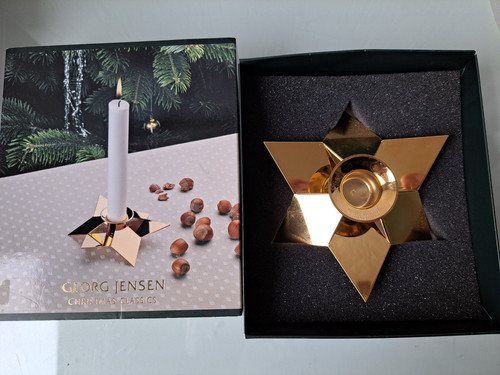 Georg jensen bougeoirs - bougeoirs, dorés