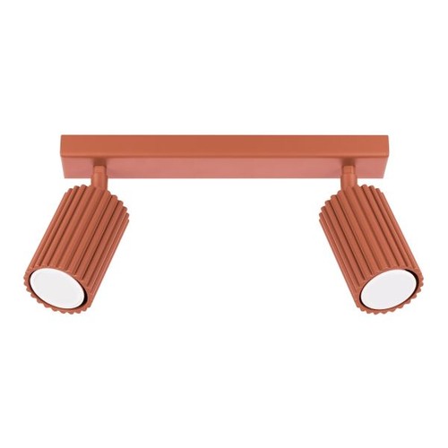 Plafonnier aluminium ocre - plafonnier,